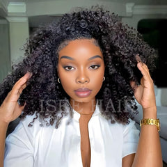 ISEE half wig drawstring cap secures a comfortable fit for quick wear