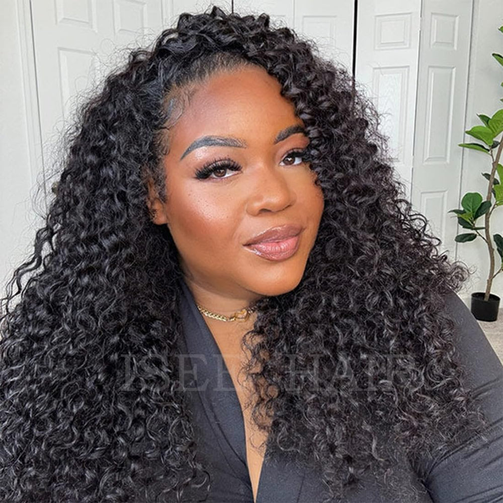 ISEE half-wig natural color options for seamless match.