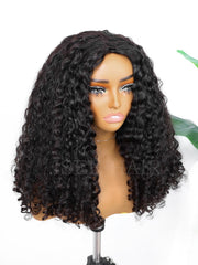 ISEE Half Wig quick wear beginner-friendly, save time with no glue needed
