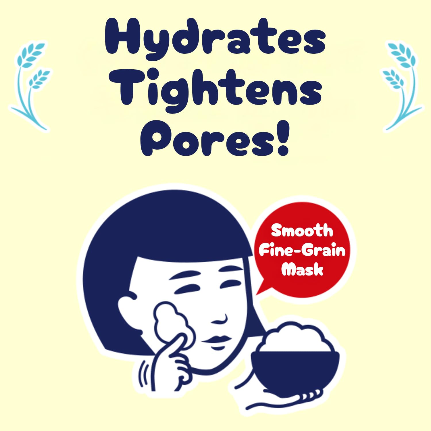 Ishizawa Keana Rice Face Pack after rinse leaves radiant hydrated skin
