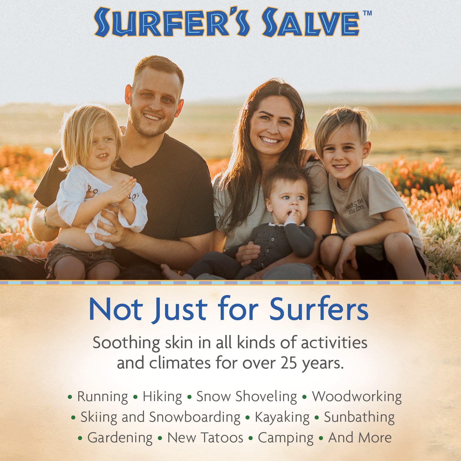 Island Soap & Candle Works Surfer's Salve cruelty-free branding
