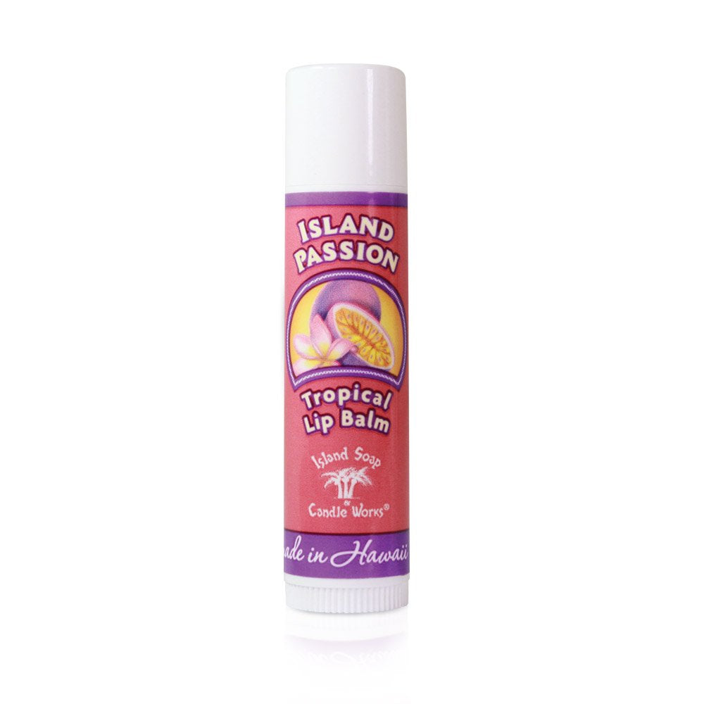 Island Soap & Candle Works lip balm stick on-the-go use keeps lips hydrated.