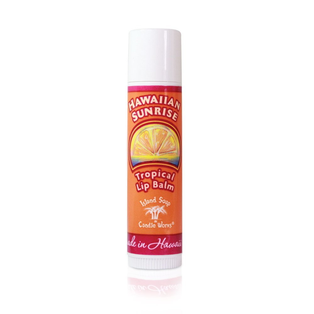 Island Soap & Candle Works lip balm stick smooth creamy texture glides on effortlessly.