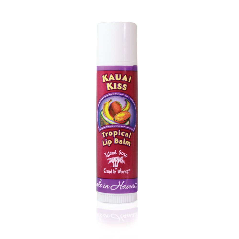 Island Soap & Candle Works lip balm stick vegan cruelty-free formula for plant-based lips care.