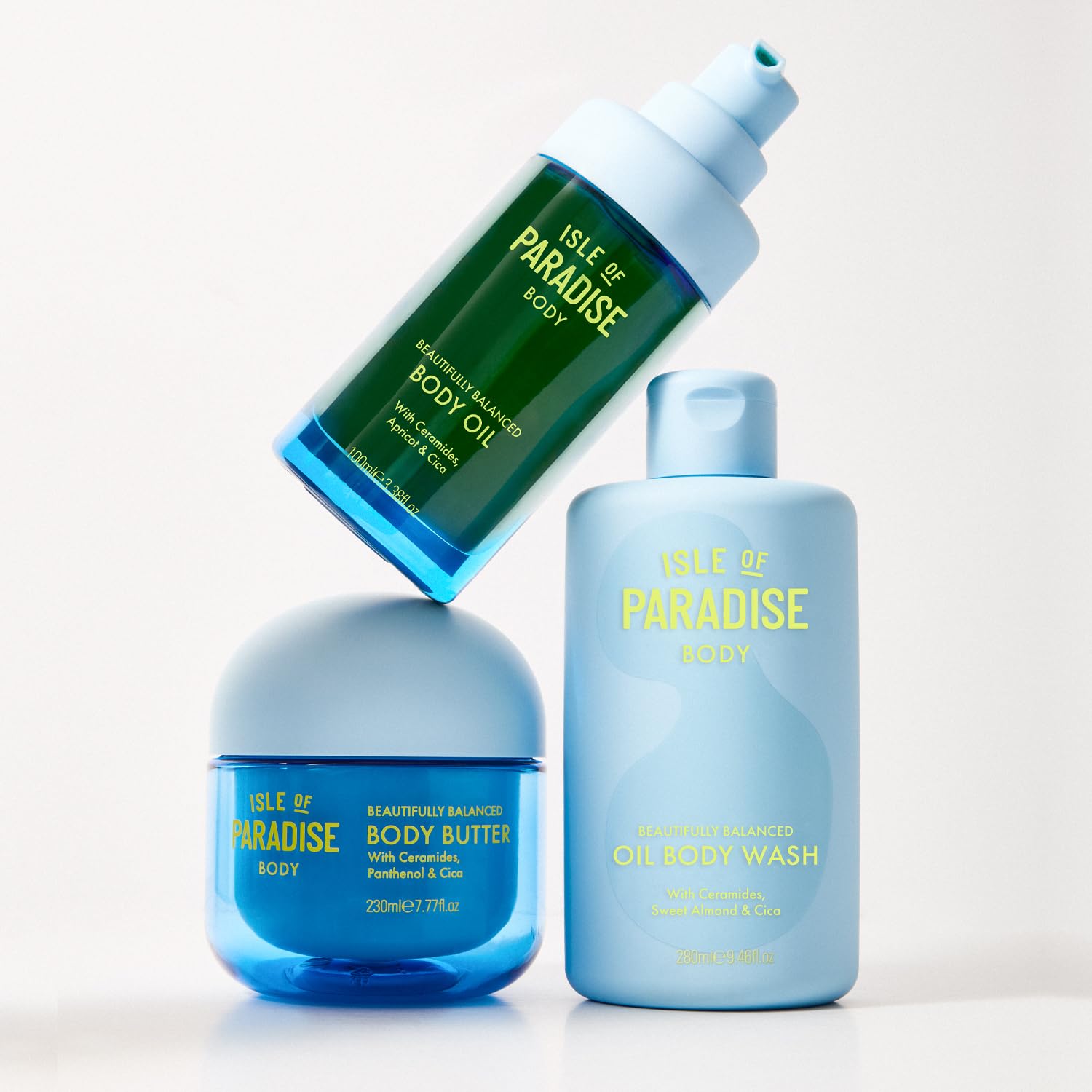 Isle of Paradise Beautifully Balanced Body Butter scent notes offer a calming aroma.
