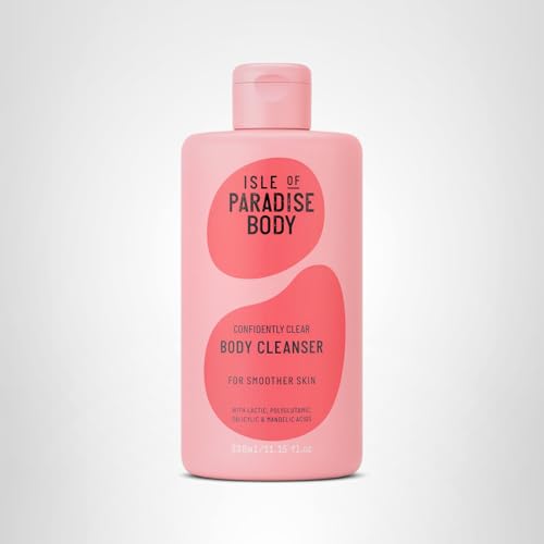 Isle of Paradise Confidently Clear vegan branding hero shot showcases clean, plant-based formula.
