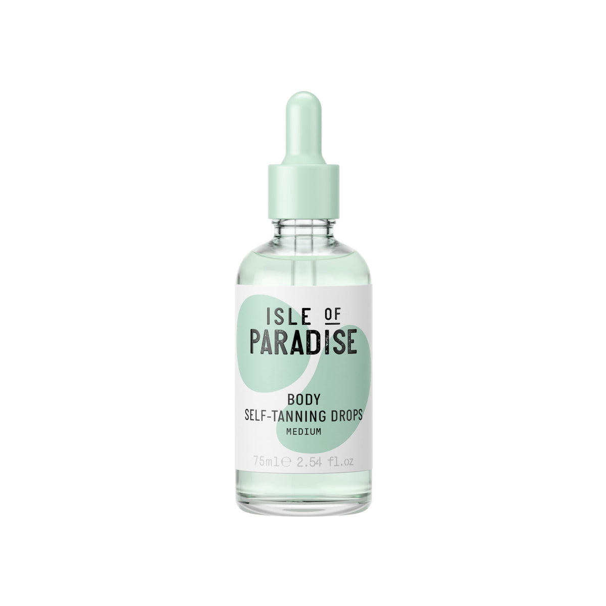 Isle of Paradise self-tanning drops bottle pour for precise application.