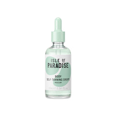 Isle of Paradise self-tanning drops bottle pour for precise application.