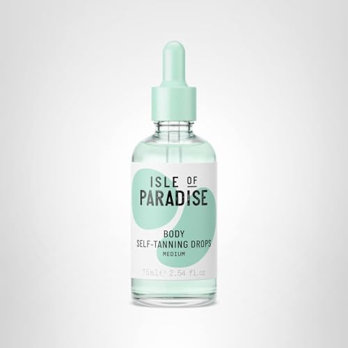 Isle of Paradise cruelty-free logo reinforces an ethical tanning choice.