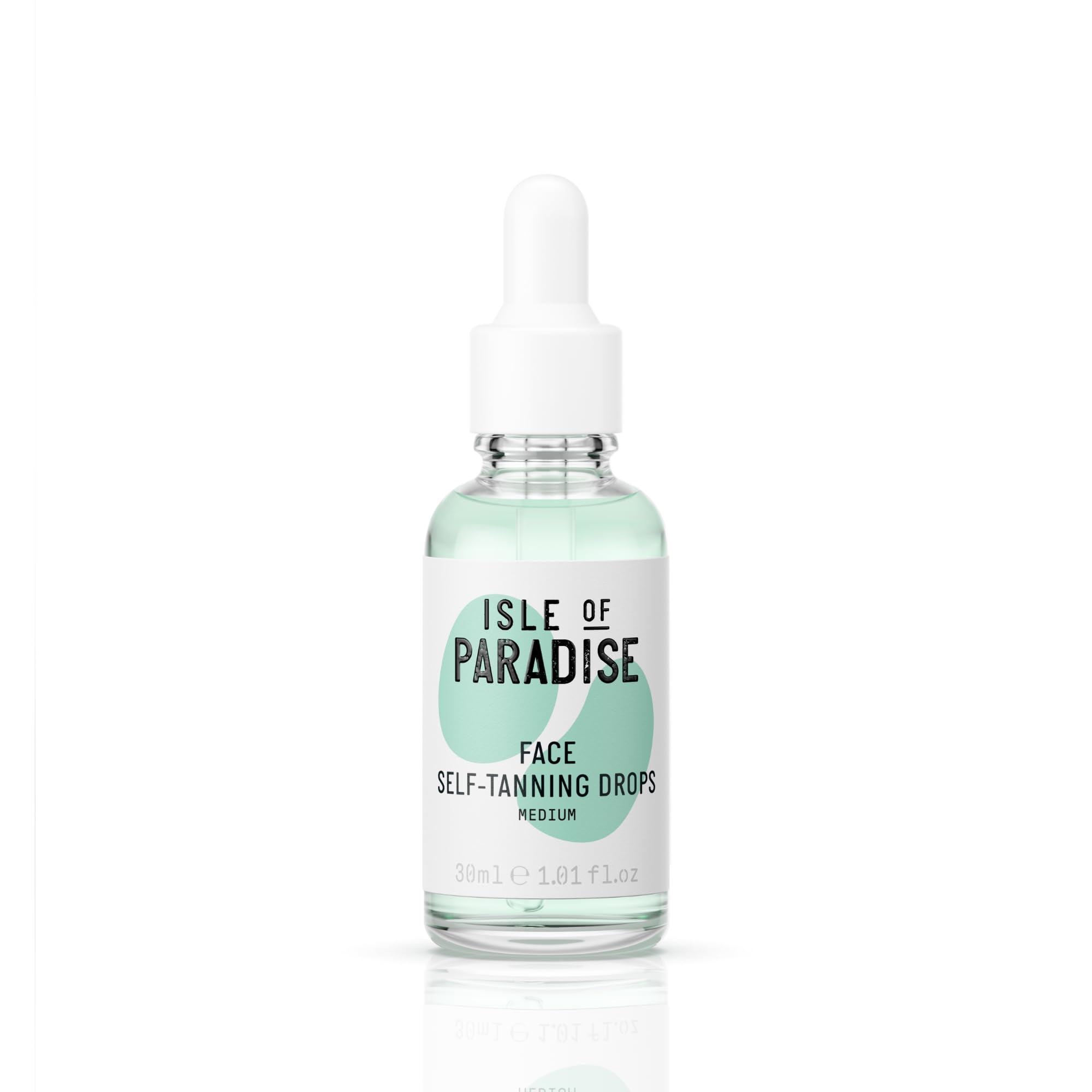 Isle of Paradise self-tanning drops bottle for a customizable glow when mixed with moisturizer
