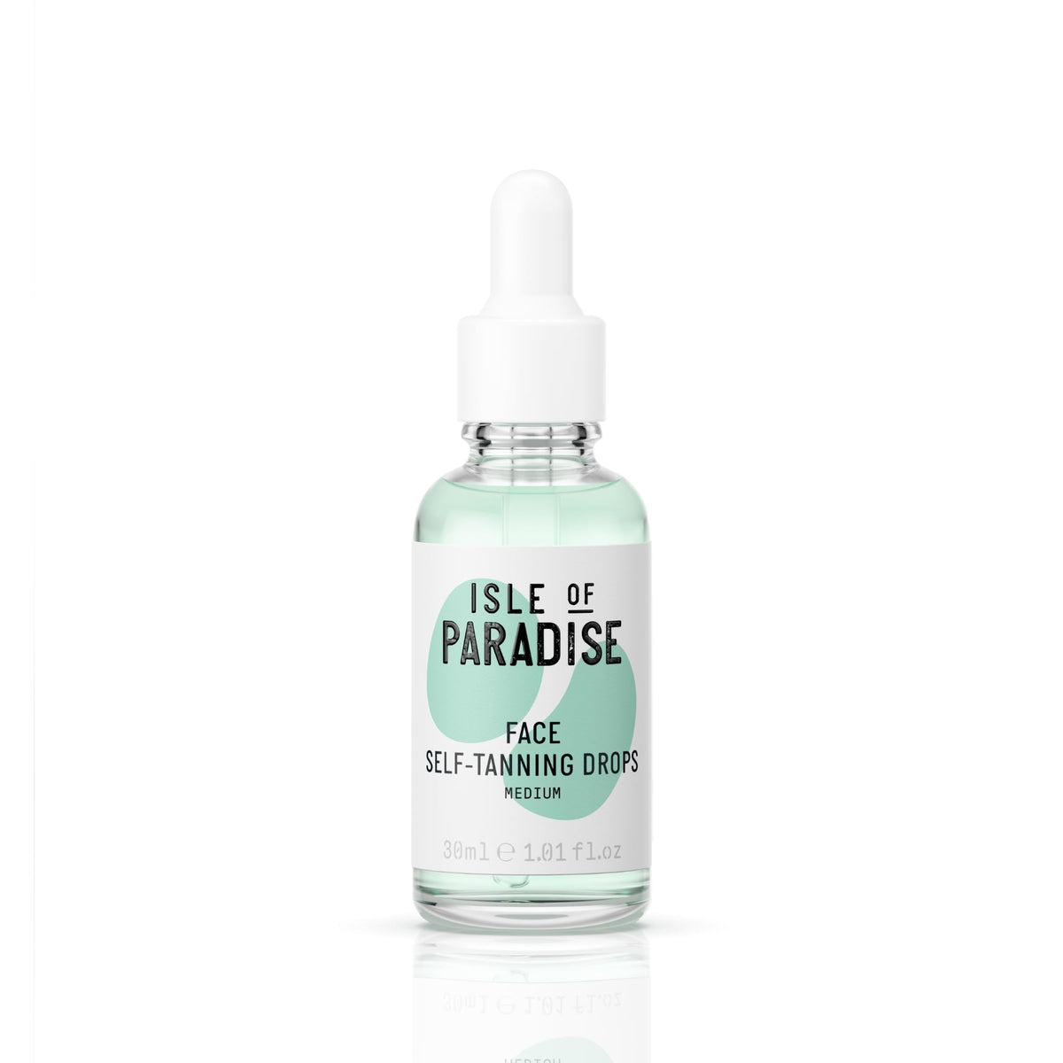 Isle of Paradise self-tanning drops bottle for a customizable glow when mixed with moisturizer