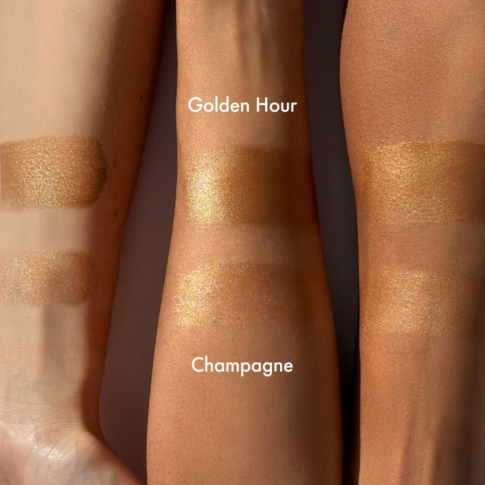 Isle of Paradise Sunny Serum closeup texture highlights Niacinamide, Squalane, and Jojoba Oil benefits.