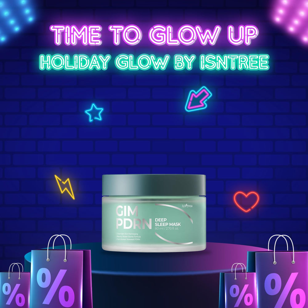 IsNtree Gim PDRN Deep Sleep Mask application ready for smooth nightly use.