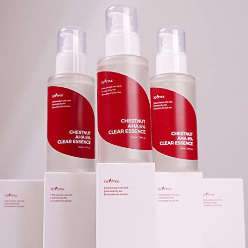 ISNTREE Chestnut AHA 8% natural ingredients focus on chestnut shells.