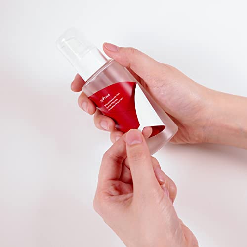 ISNTREE Chestnut AHA 8% routine step guide image aiding skincare flow.