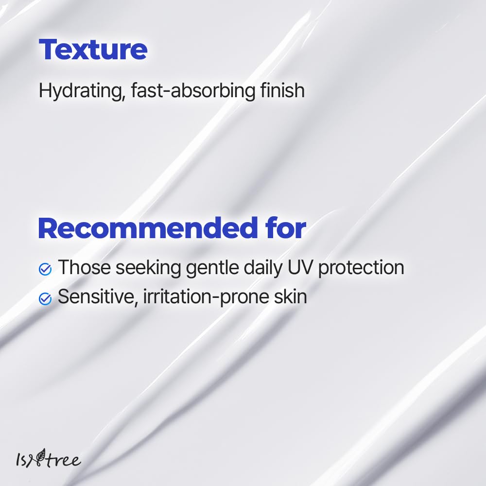 ISNTREE Hyaluronic Acid Daily Sun Gel hydration boost for moisturized skin.