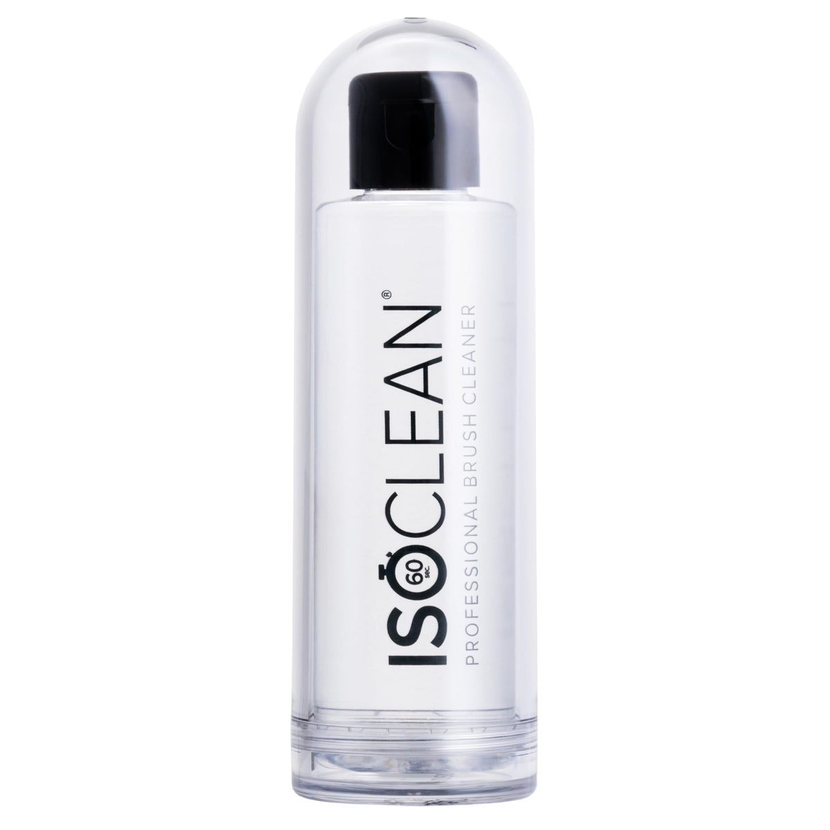 Isoclean Professional Brush Cleaner bottle pour enables quick cleaning.