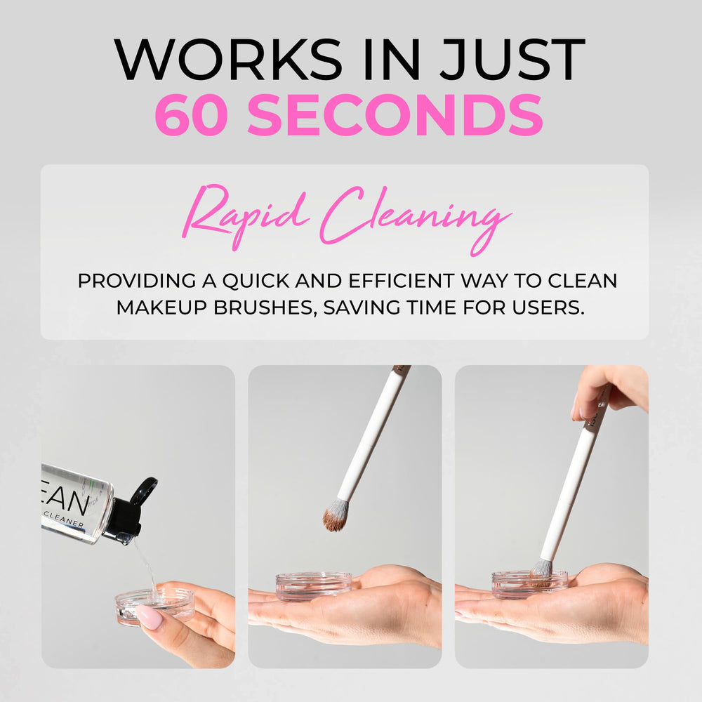 Isoclean Professional Brush Cleaner bristles after cleaning feel renewed.
