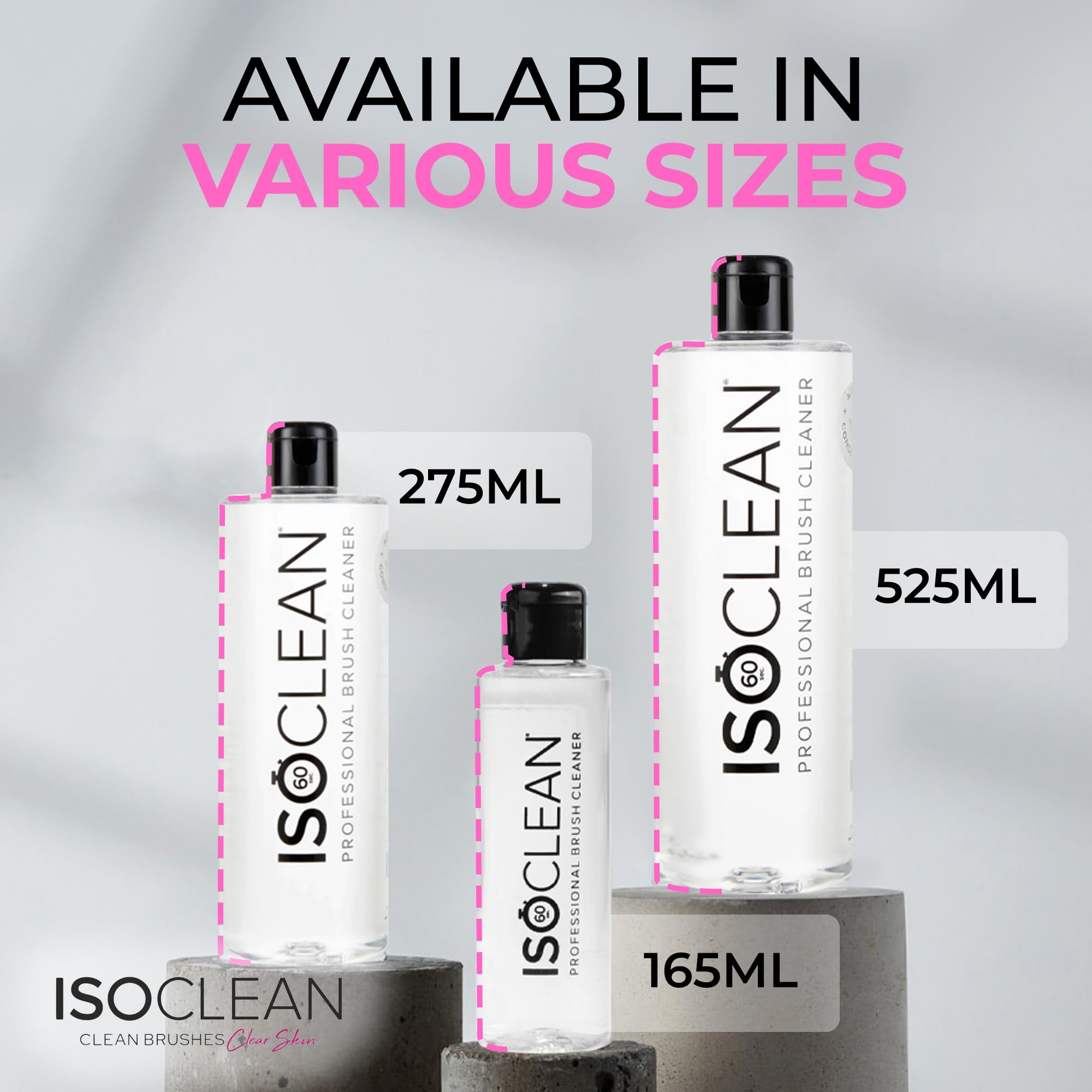 Isoclean Professional Brush Cleaner refill-pack supports sustainable, ongoing cleaning.