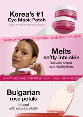 ISOI Blemish Care Under Eye Patch closeup highlights hyaluronic-acid matrix penetrating and locking moisture.