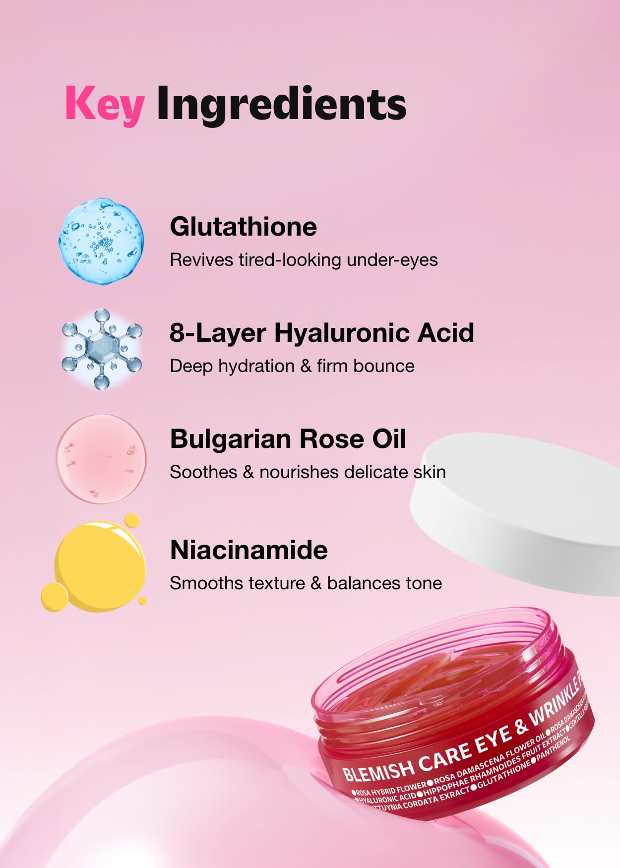 ISOI Blemish Care Under Eye Patch soothing texture on swollen under-eye area.