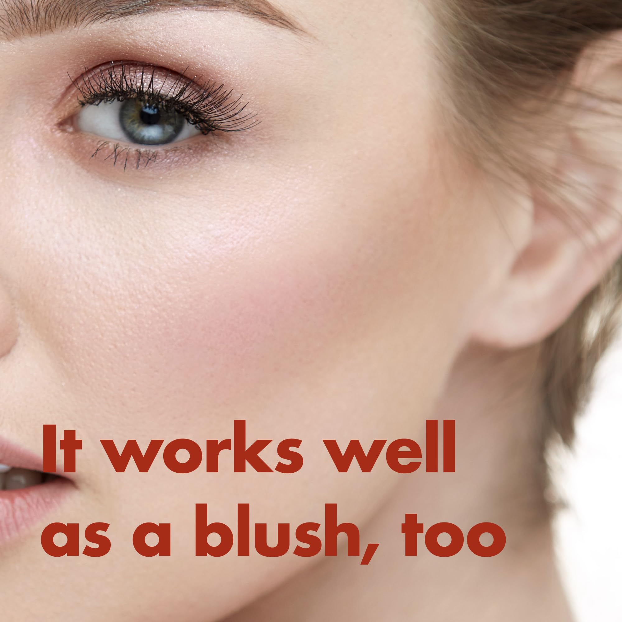 ISOI pure red packaging highlights compact, portable lip care.