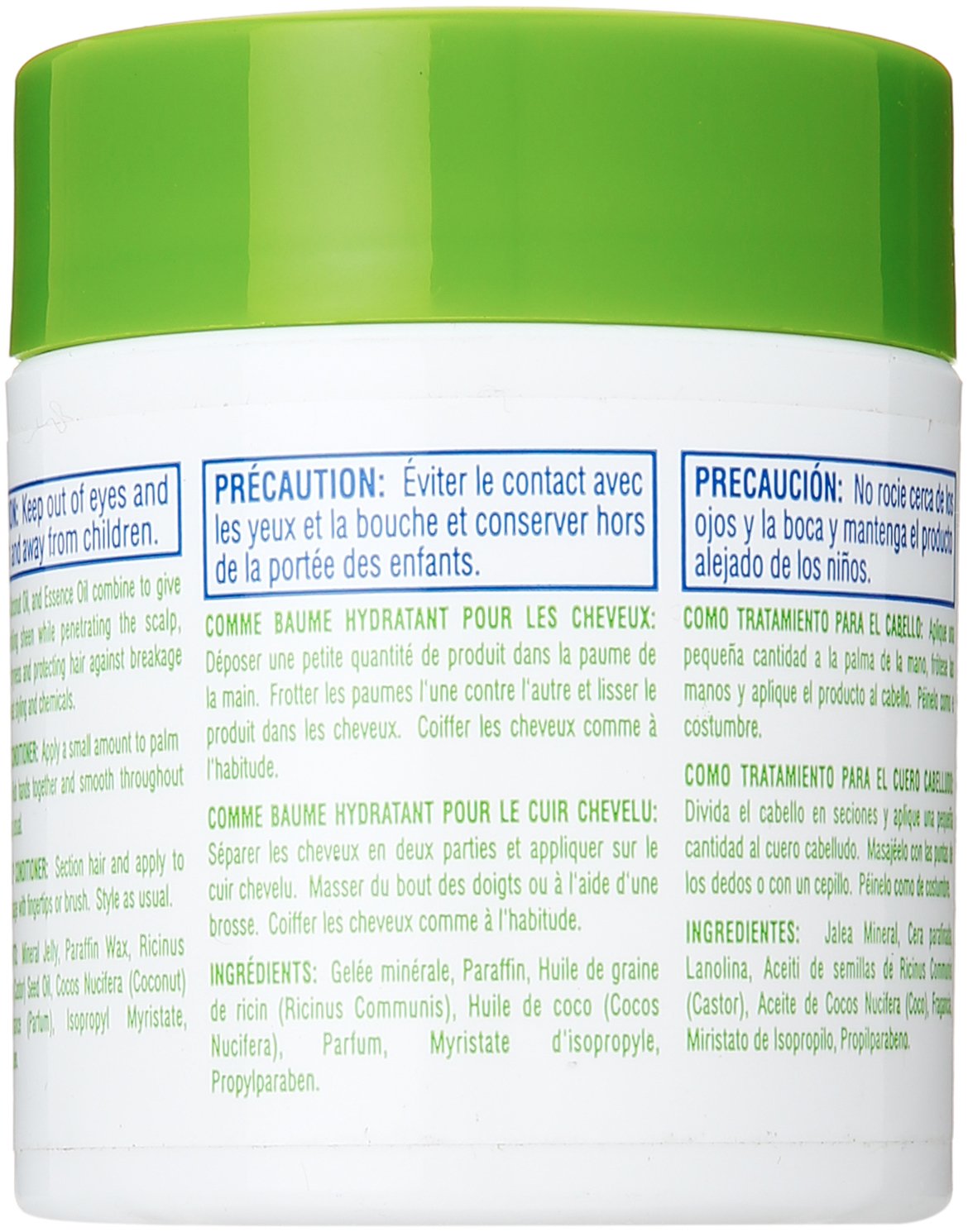 Isoplus Acondicionador con aceite de ricino, aplicación en cuero cabelludo para hidratación