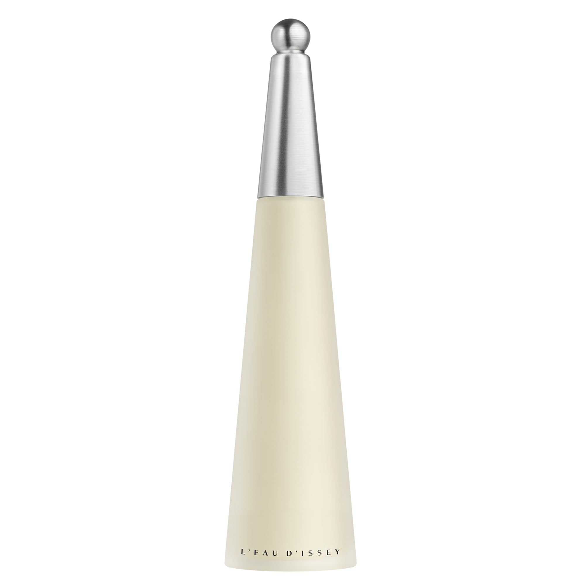 Issey Miyake L'Eau d'Issey bottle closeup highlights timeless elegance for everyday freshness.