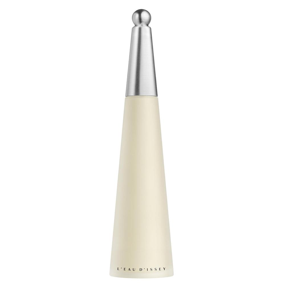 Issey Miyake L'Eau d'Issey bottle closeup highlights timeless elegance for everyday freshness.