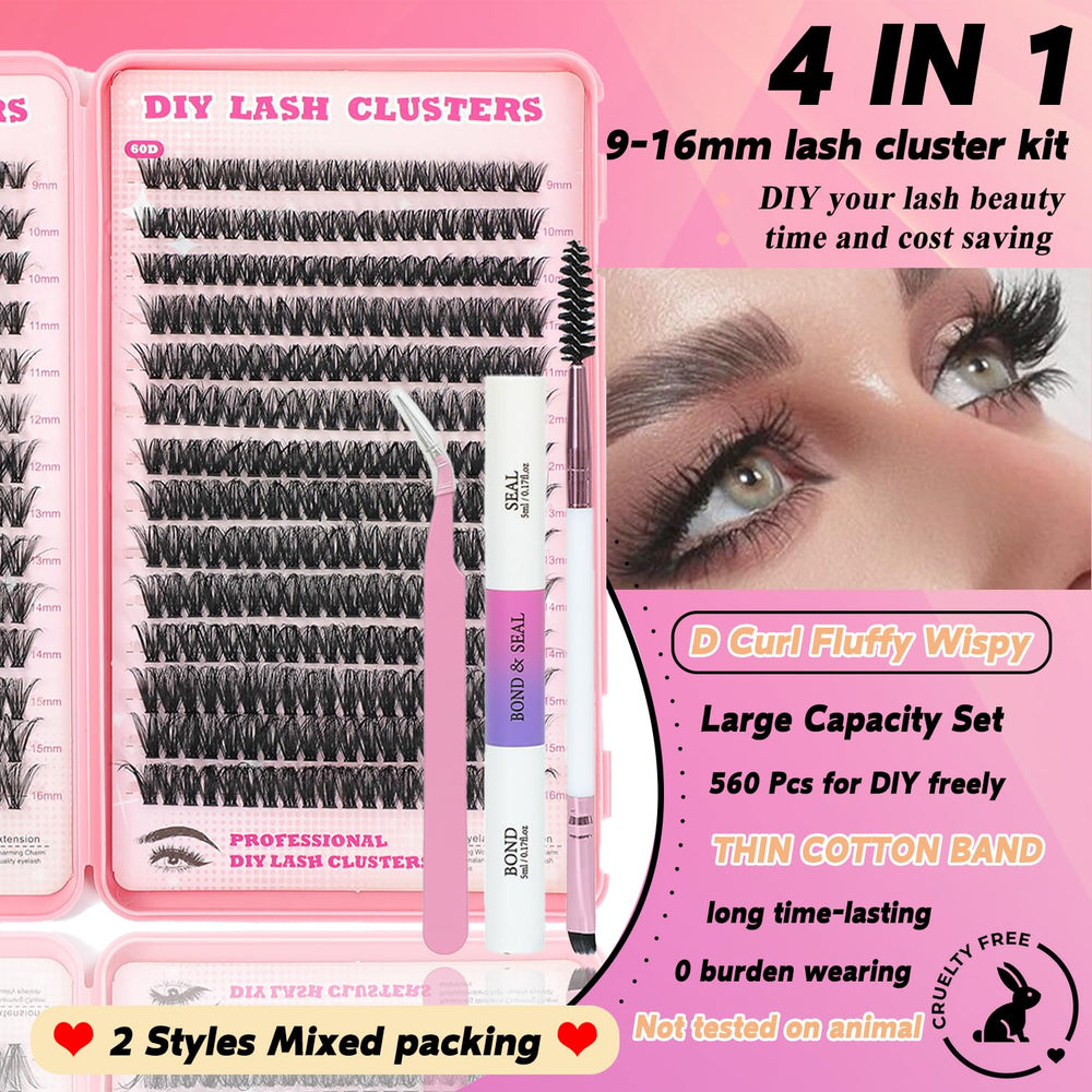 ISTGIFT Lash Clusters Kit density range highlights versatile volume for different looks.
