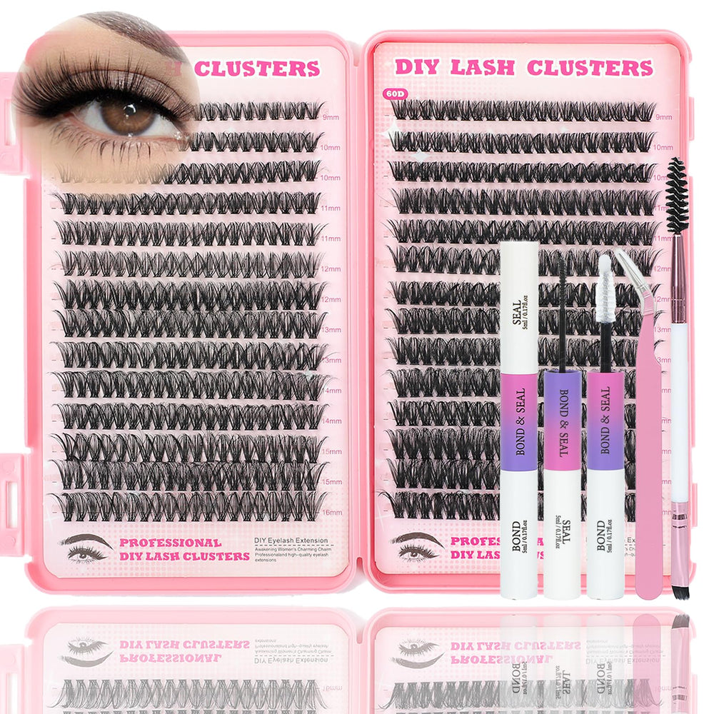 ISTGIFT Lash Clusters Kit with full set enables easy at-home lash DIY.