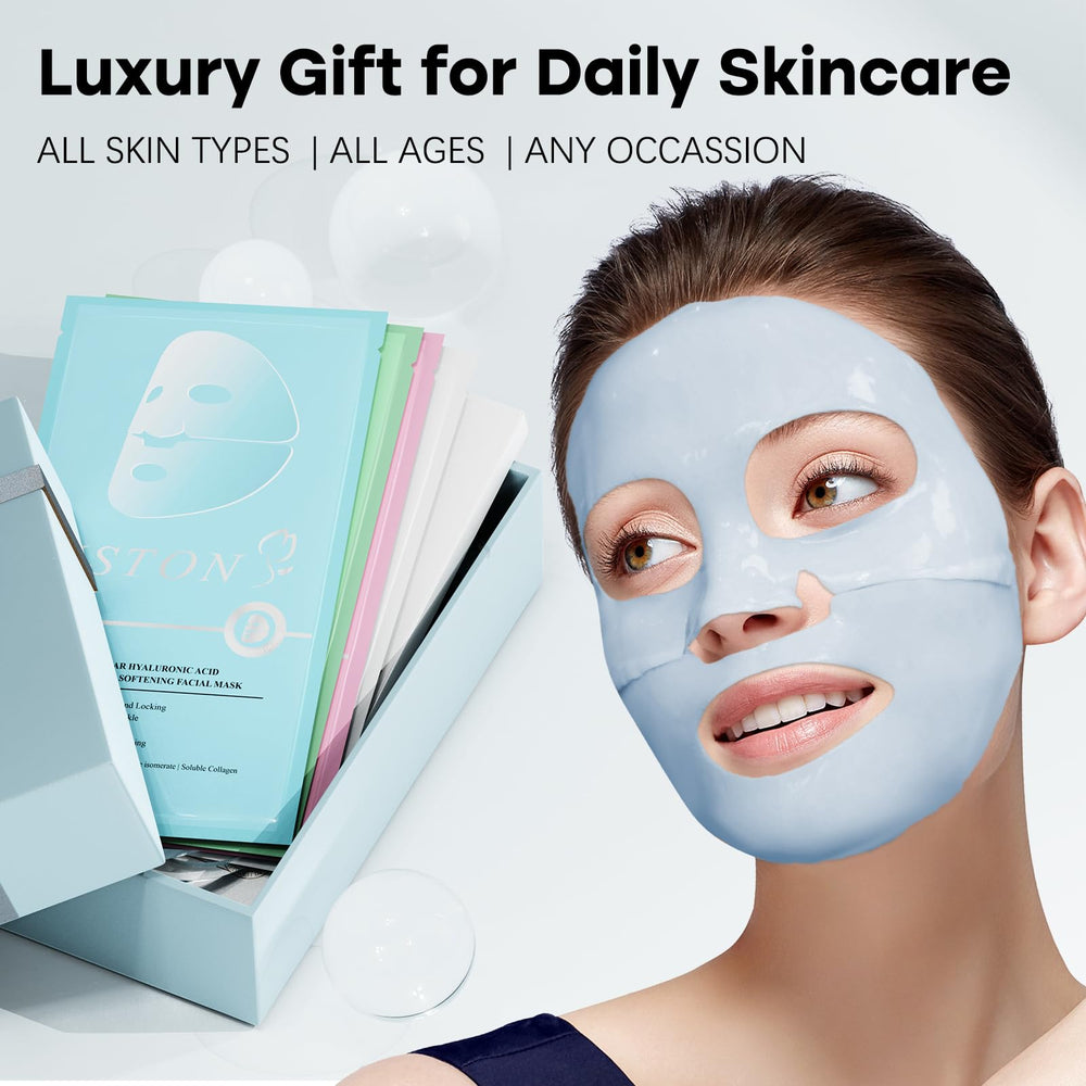 ISTON overnight mask wearing securely during sleep demonstrates no-slippage fit.