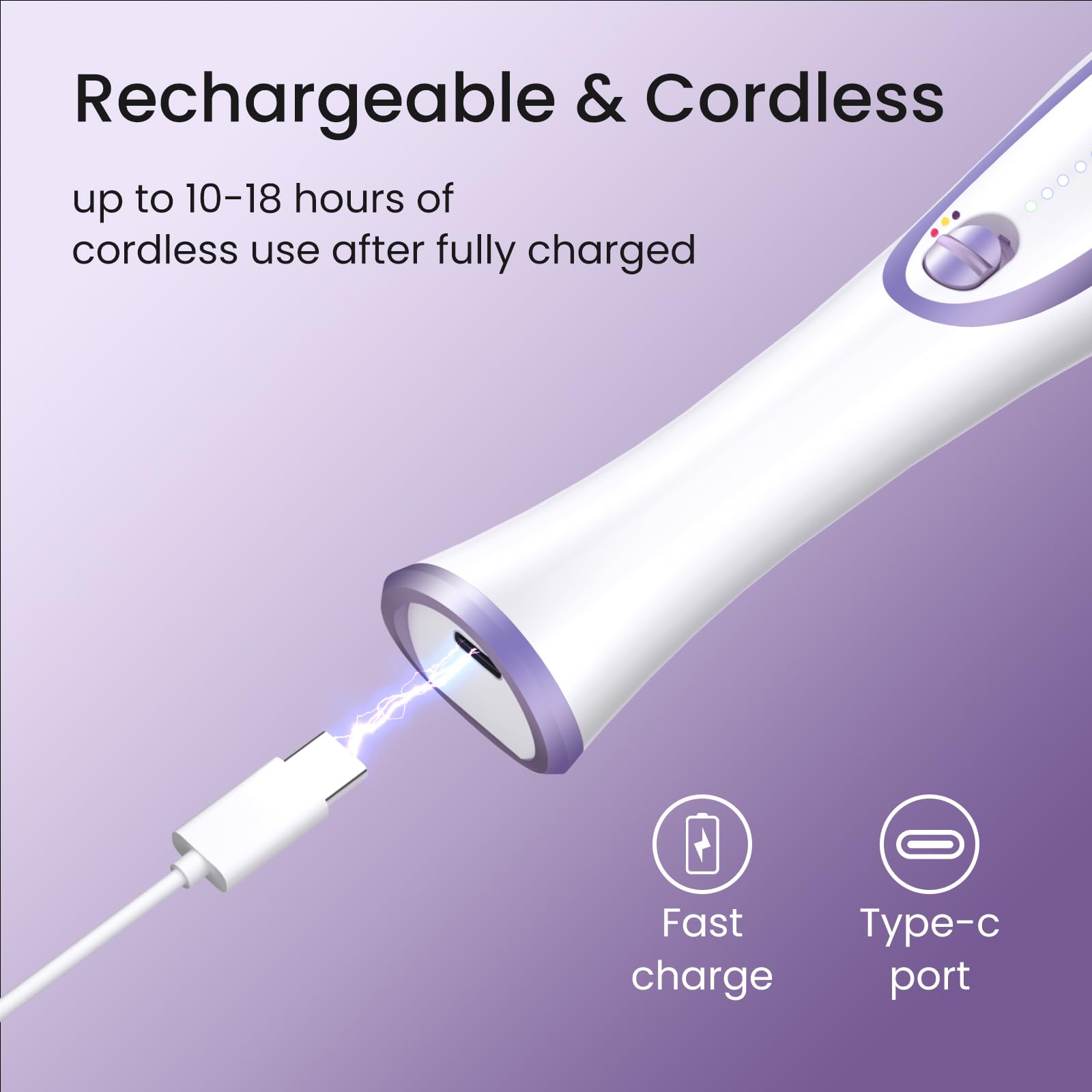 ISTON USB charging cable with dust protector - clean setup and storage