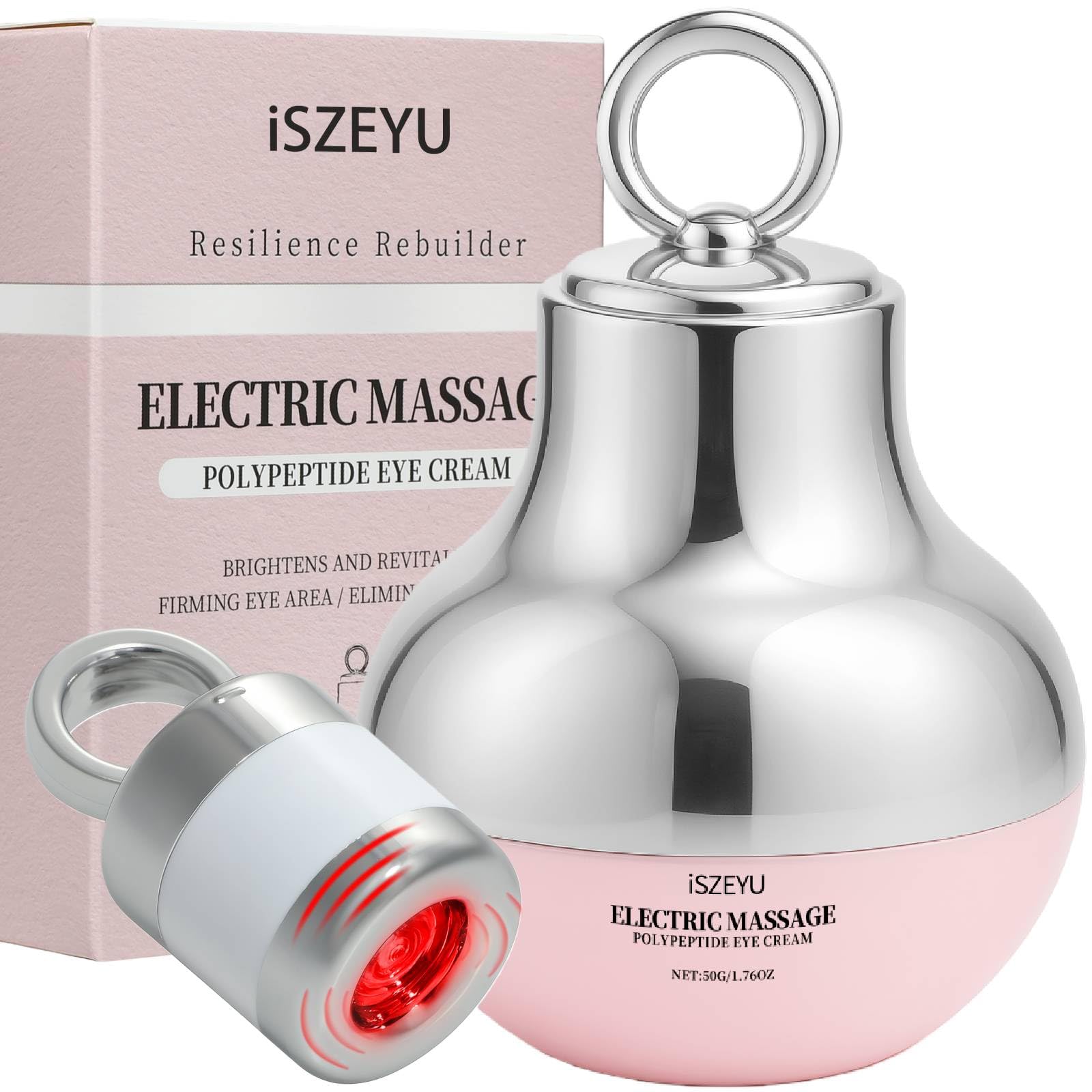 iSZEYU Pro Xylane Eye Cream with red light therapy refreshing under-eye area