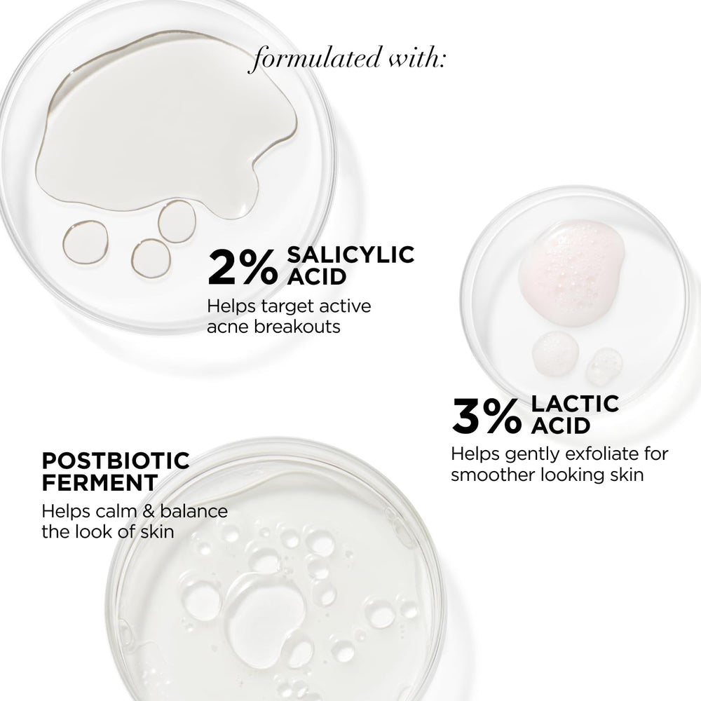 IT Cosmetics 3% lactic acid with gentle exfoliation visual cue