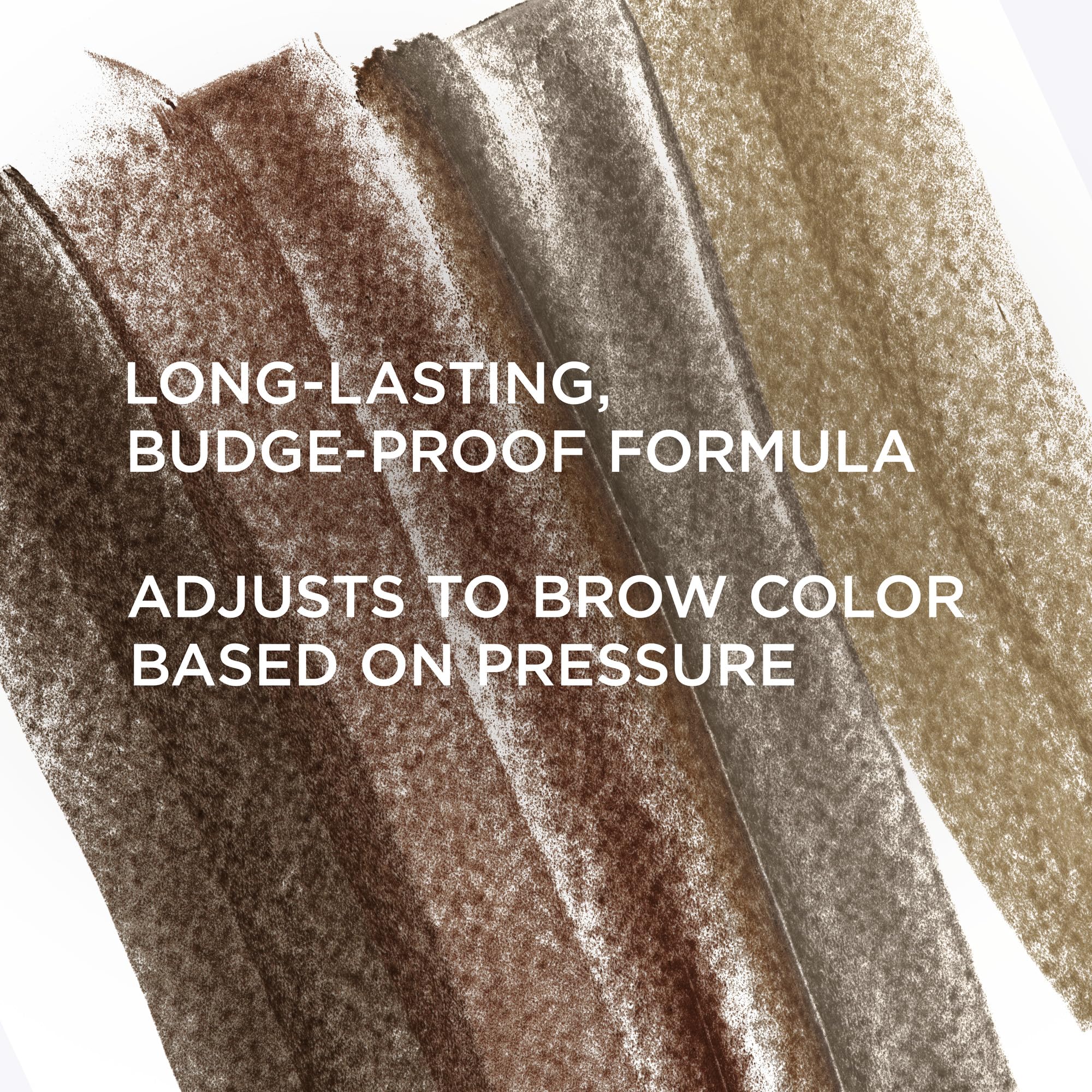 IT Cosmetics Brow Power Universal Blonde swatch demonstrates pressure-adaptive color