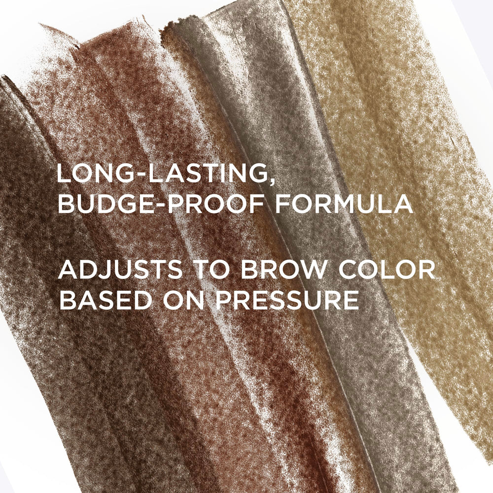 IT Cosmetics Brow Power Universal Blonde swatch demonstrates pressure-adaptive color
