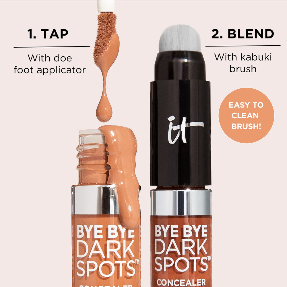 IT Cosmetics Bye Bye Dark Spots 24hr-hydration demonstrates lasting moisture protection.