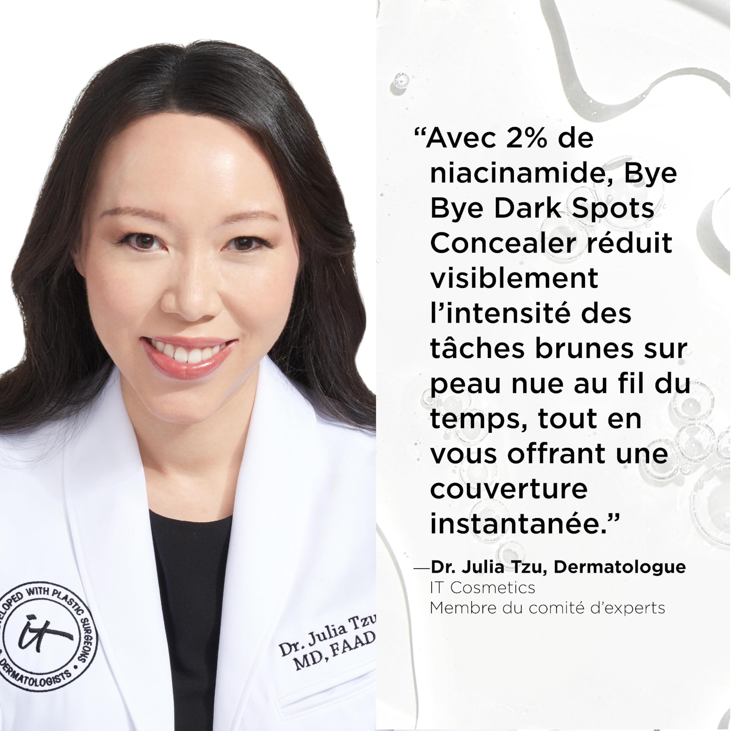 IT Cosmetics Bye Bye Dark Spots Concealer suits all skin types for versatile wear