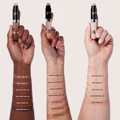 IT Cosmetics Bye Bye Dark Spots brush-blend built-in kabuki aids seamless blend.