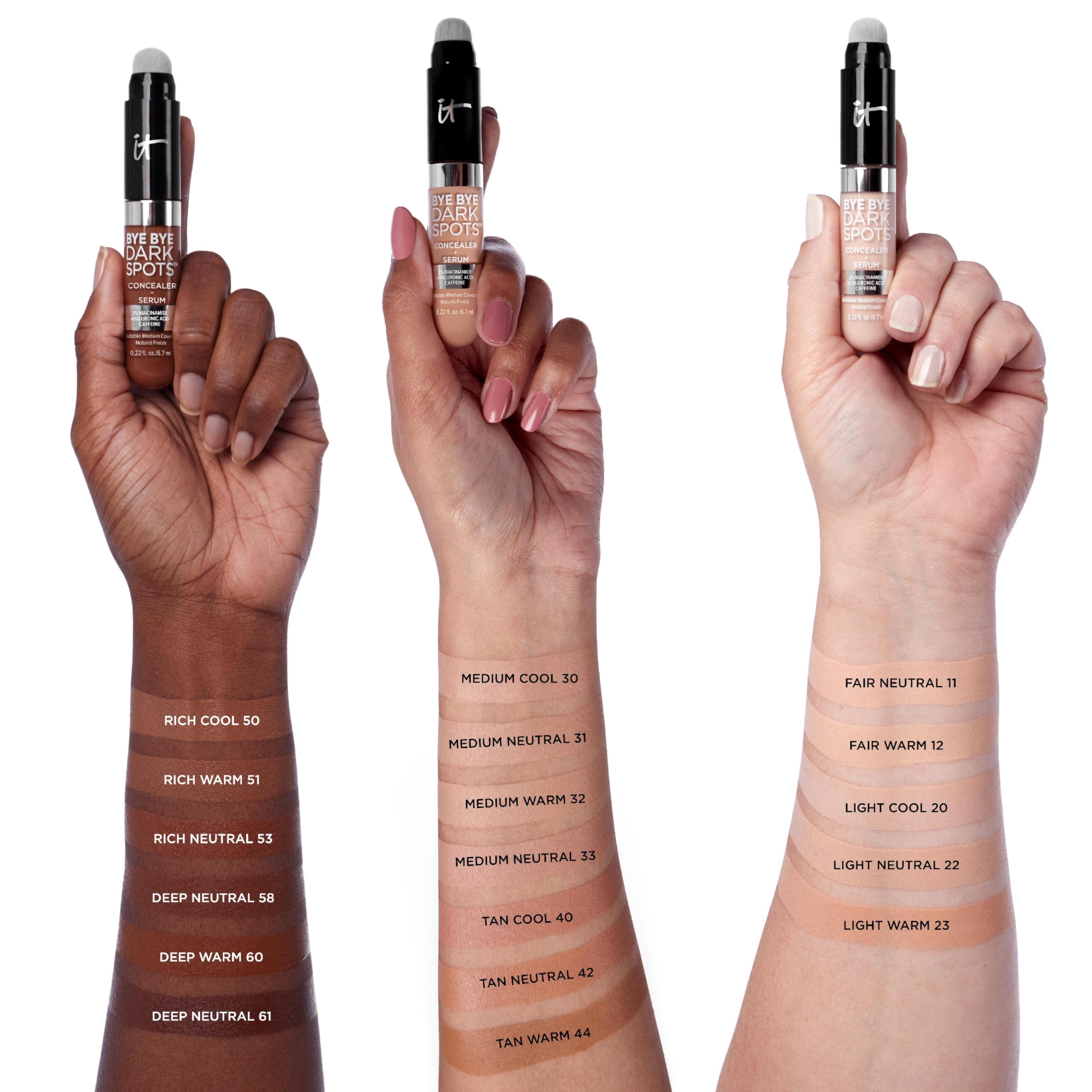 IT Cosmetics Bye Bye Dark Spots Concealer provides 24-hour hydration on skin