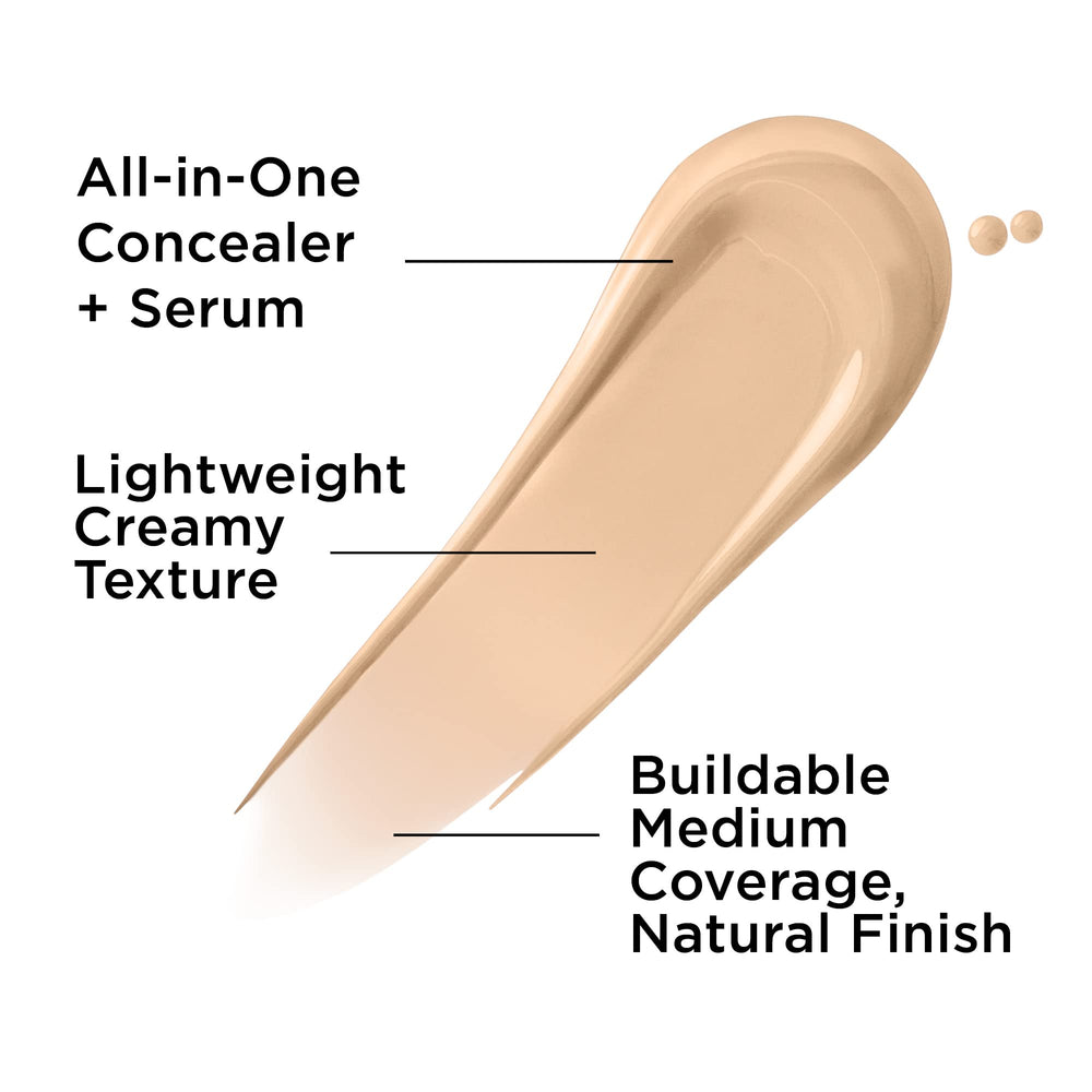 IT Cosmetics Bye Bye Dark Spots on-skin application shows buildable medium coverage for natural finish.