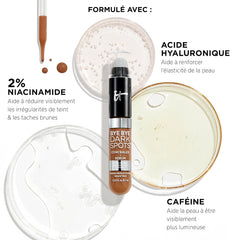 IT Cosmetics Bye Bye Dark Spots Concealer packaging close-up, compact and travel-friendly