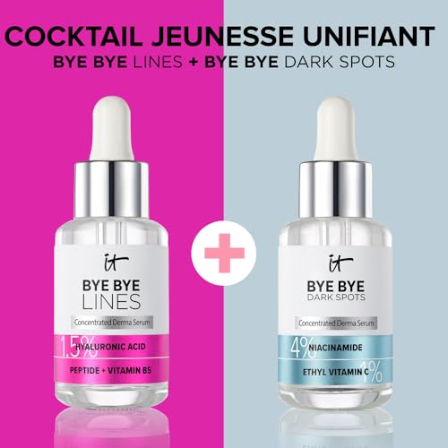 IT Cosmetics Bye Bye Lines serum fragrance-free label appeals to sensitive skin.