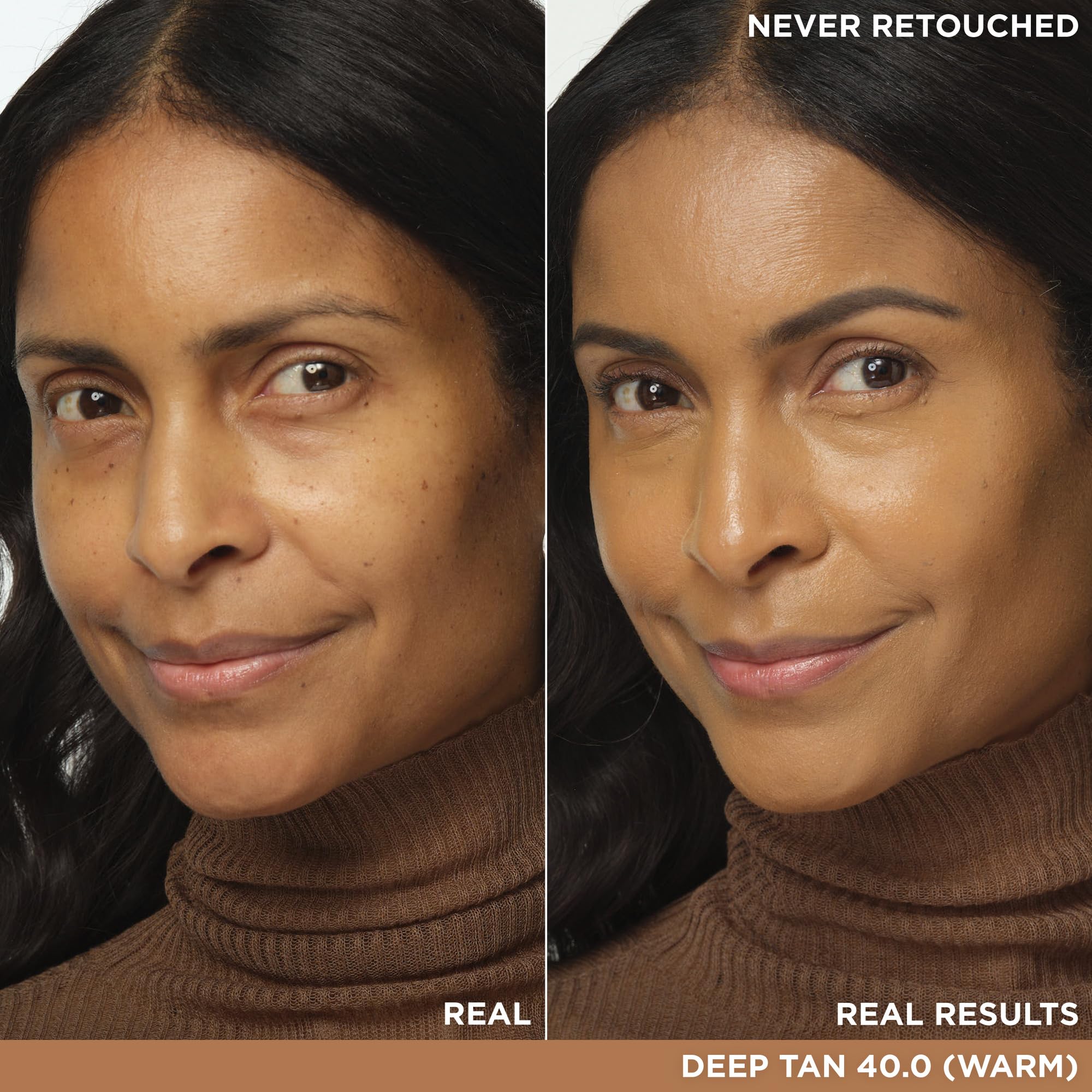 IT Cosmetics Bye Bye Under Eye Concealer Deep Tan swatches brighten dark circles