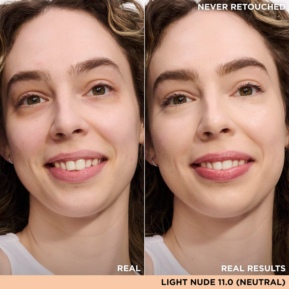 IT Cosmetics Bye Bye Under Eye Concealer Light Nude applying under-eye for brightening.