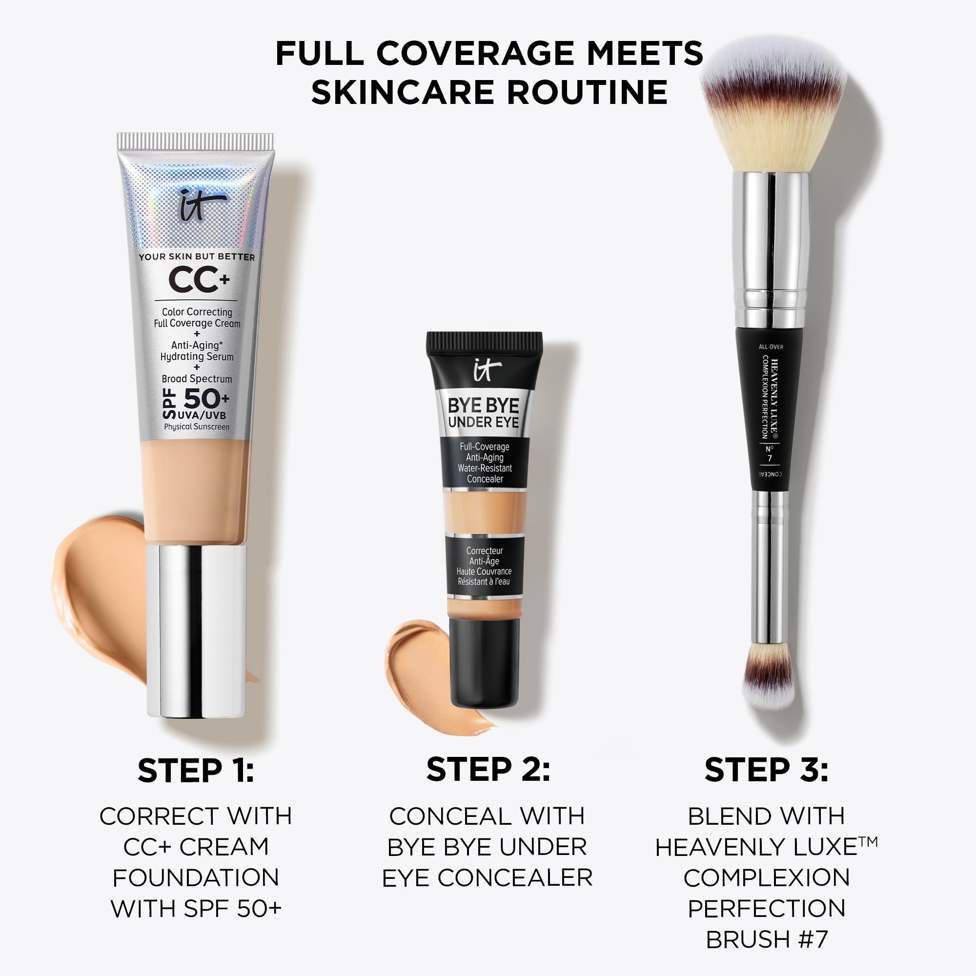 IT Cosmetics Bye Bye Under Eye Concealer Tan Natural 24-hour wear