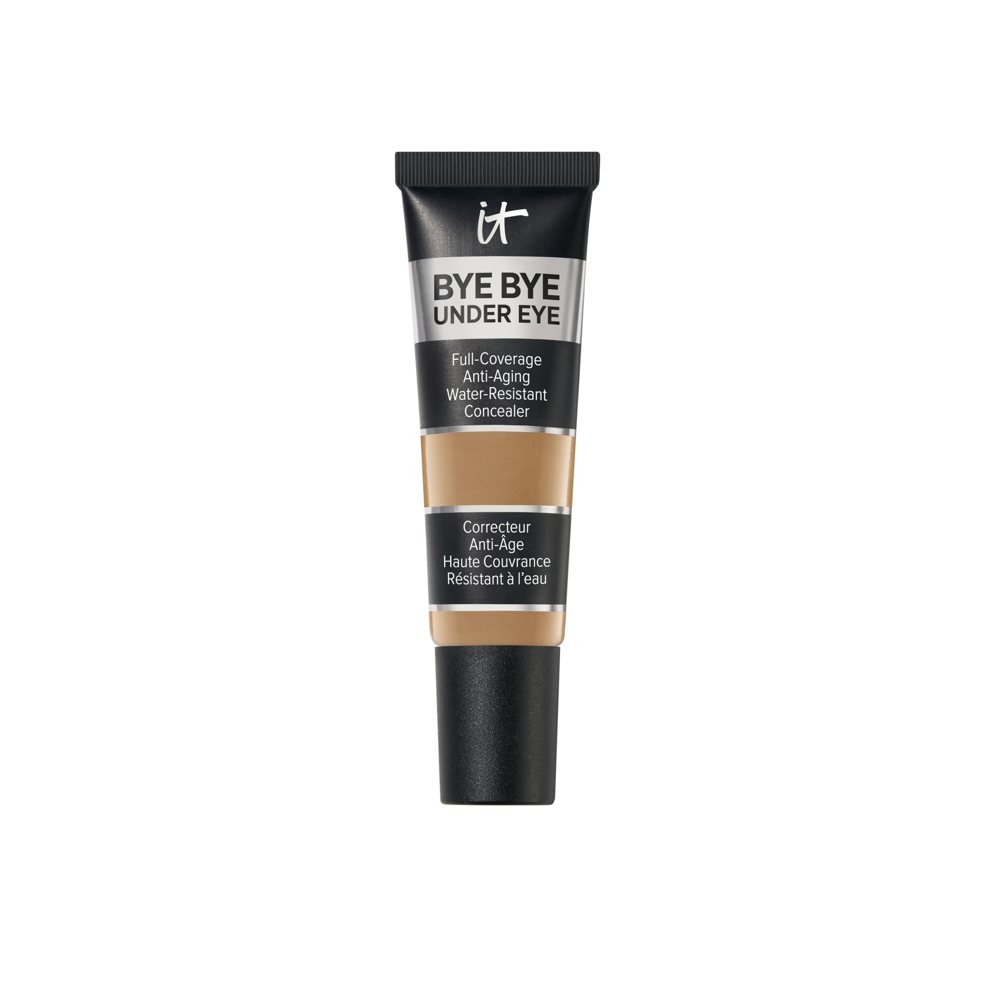 IT Cosmetics Bye Bye Under Eye Concealer Tan Natural compact offers portable full coverage