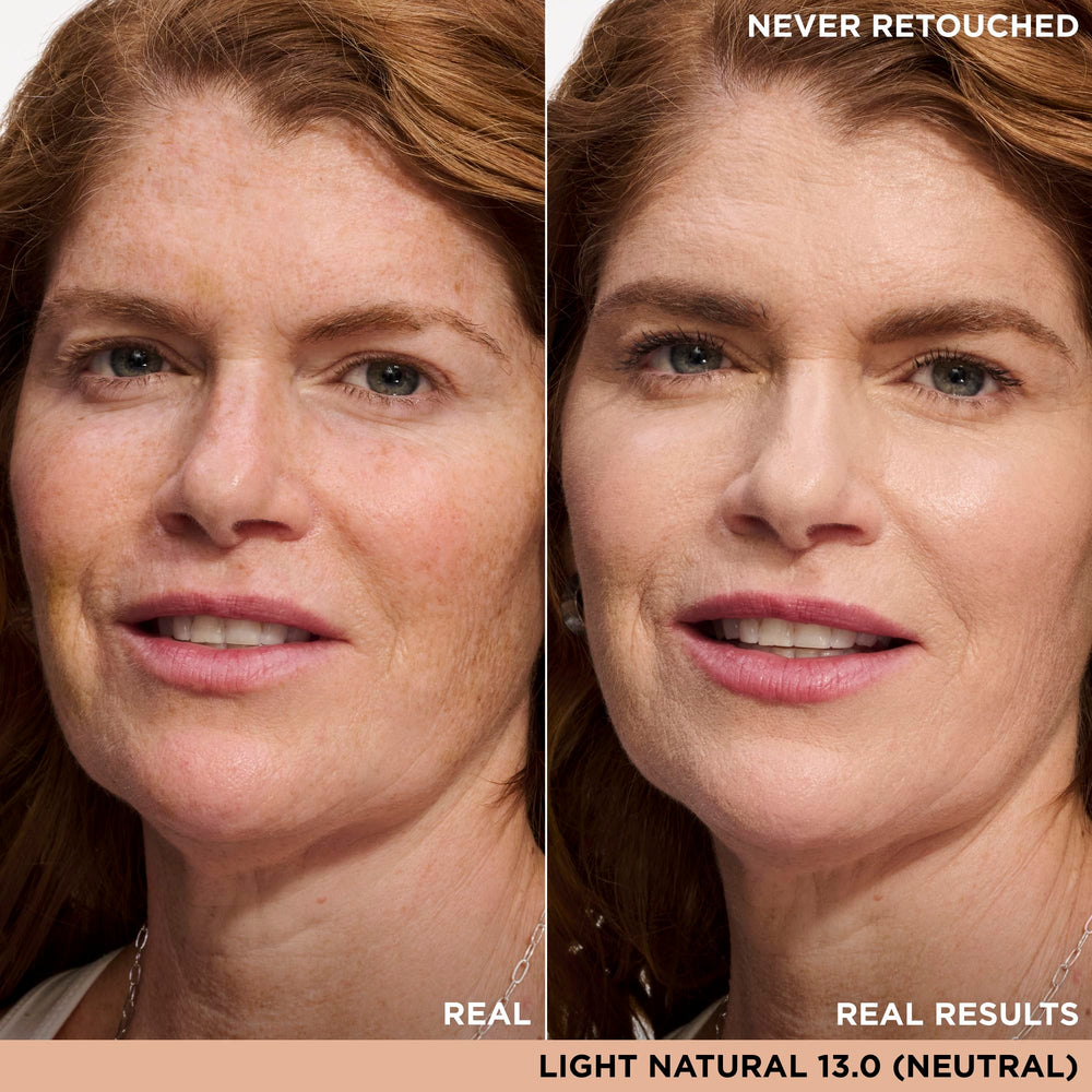 IT Cosmetics Bye Bye Under Eye Concealer Light Natural swatch showing brighten capability