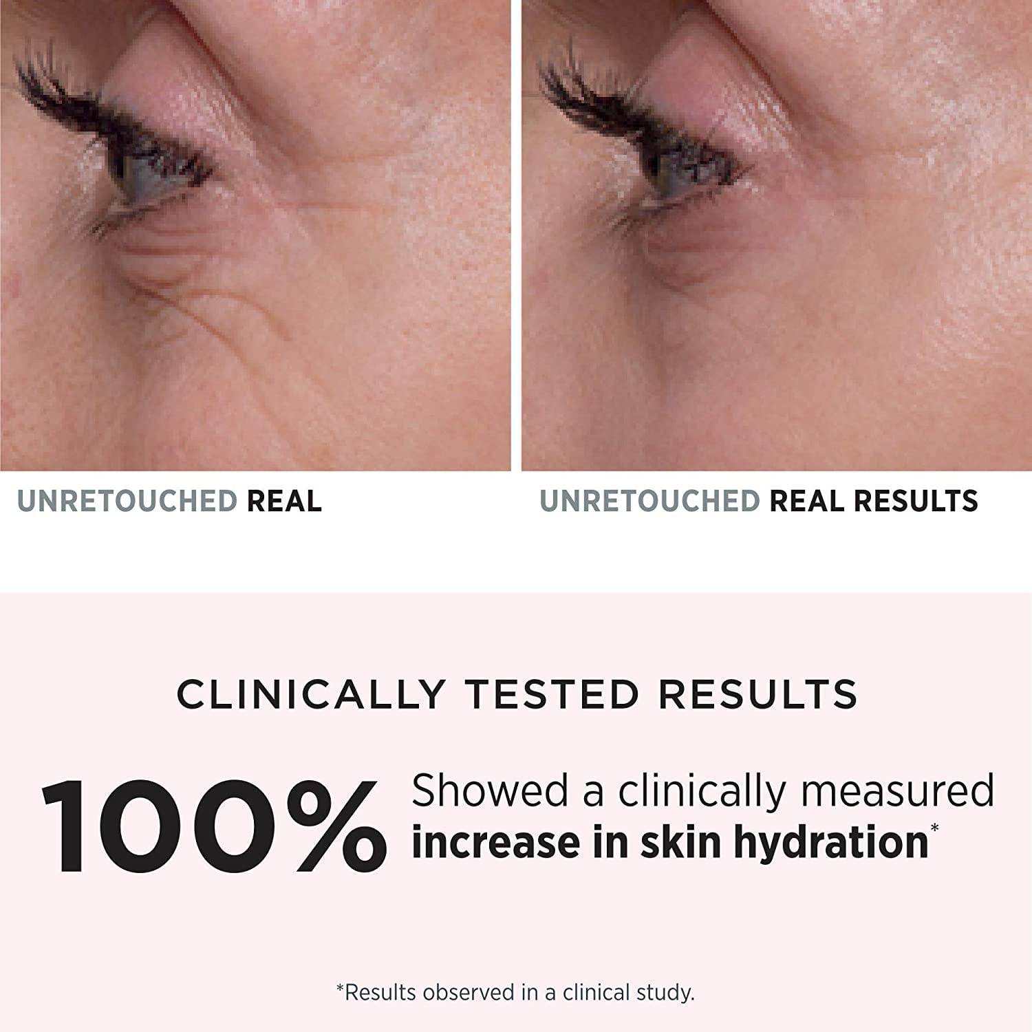 Textural detail of IT Cosmetics Bye Bye Under Eye Cream for smooth application.
